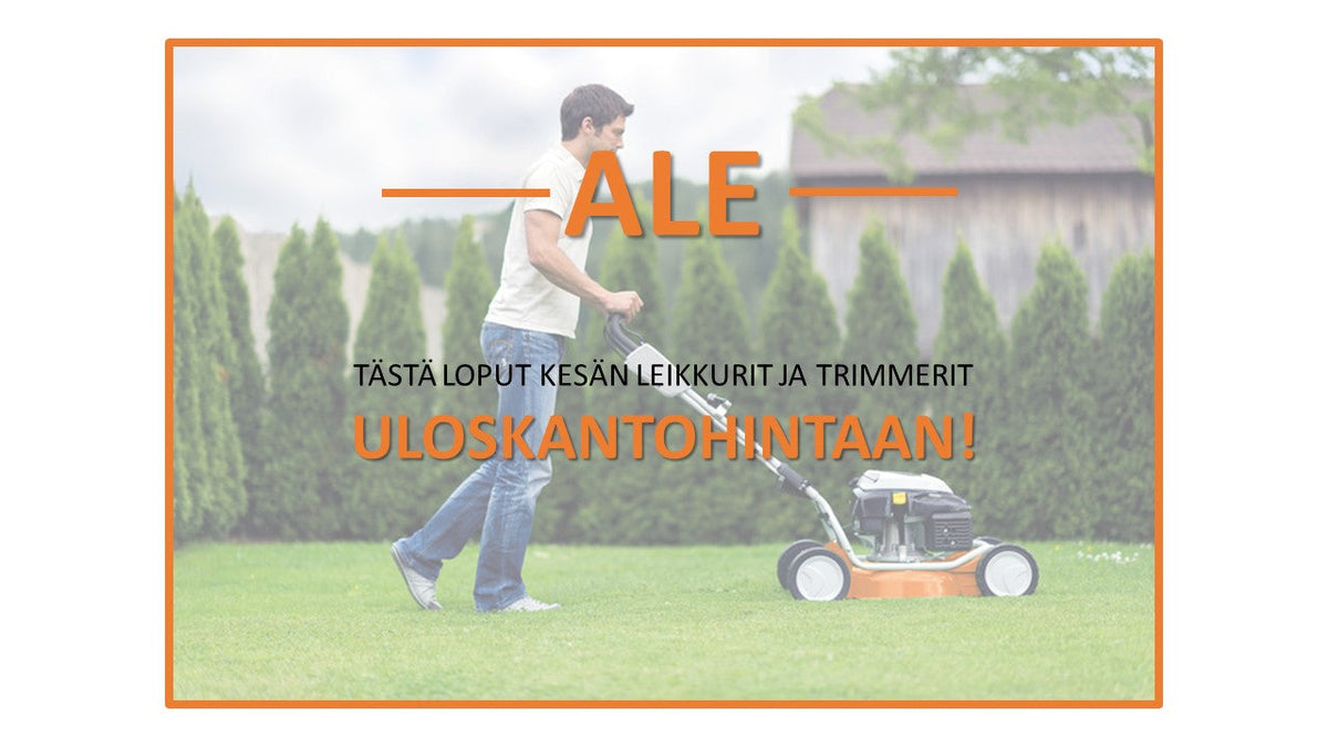 Kesätuotteiden poistomyynti