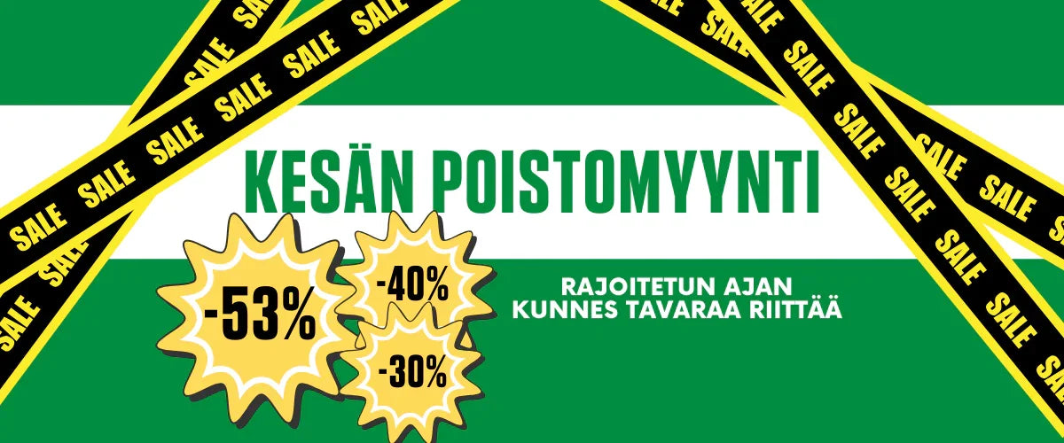 Kesän poistomyynti - Puutarhakone
