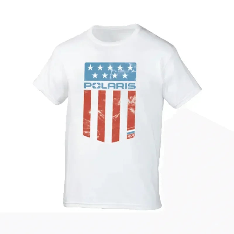 Polaris Men's Flag Tee whie - Puutarhakone