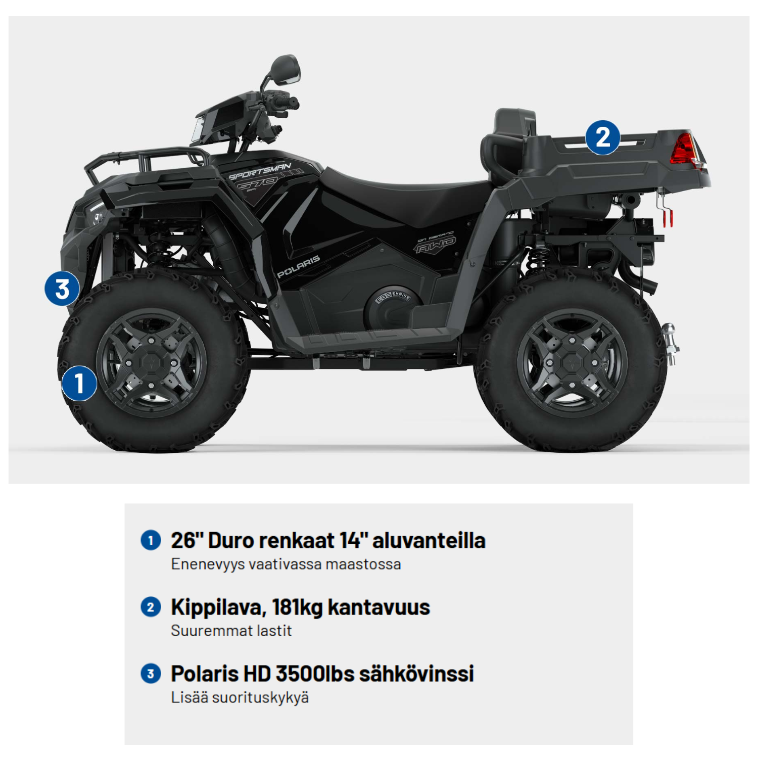 Polaris Sportsman X2 570 EPS LE - Onyx Black (T3B) 2025