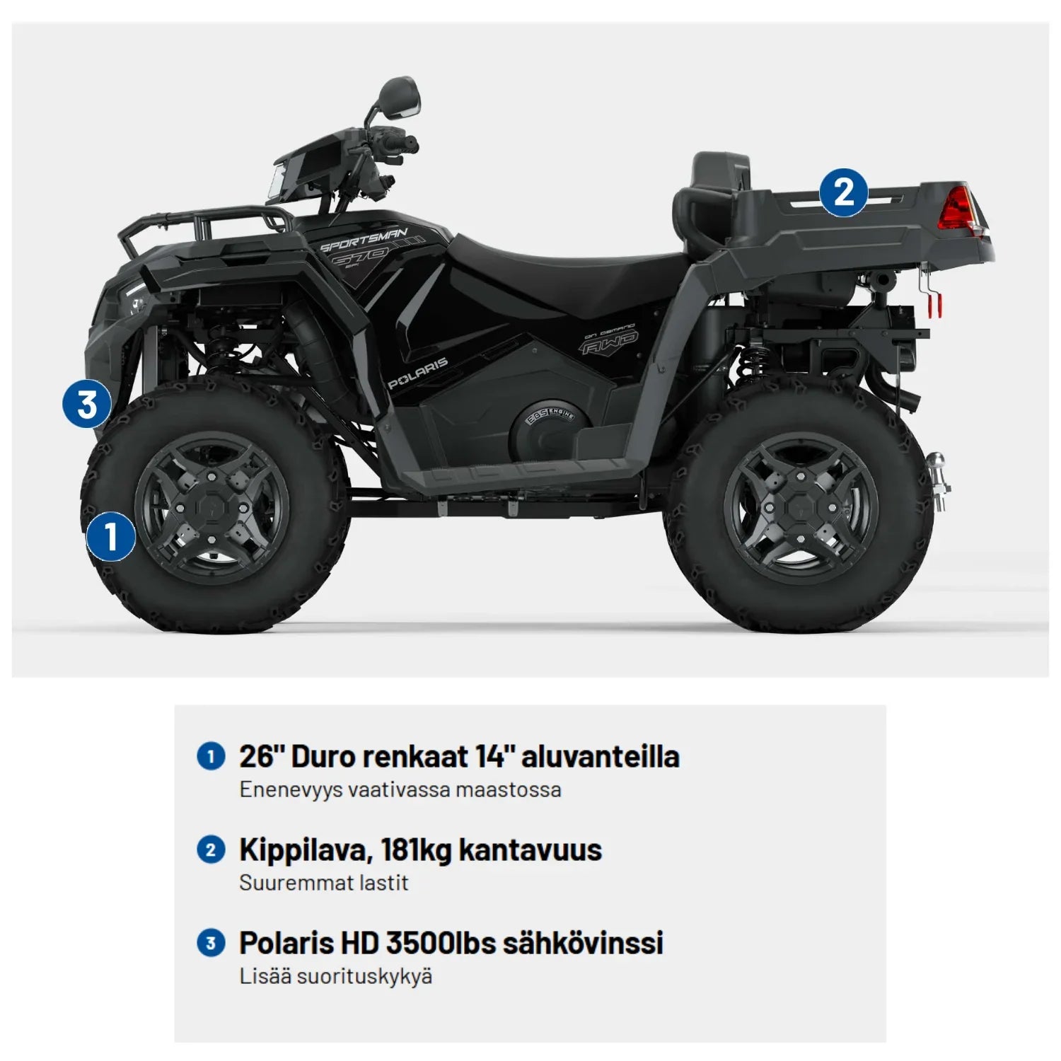 Polaris Sportsman X2 570 EPS LE - Onyx Black (T3B) 2025