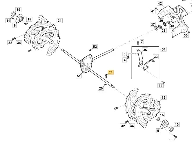 Stiga murtopultti - Puutarhakone