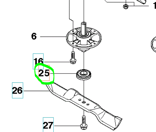 Husqvarna teräadapteri - Puutarhakone