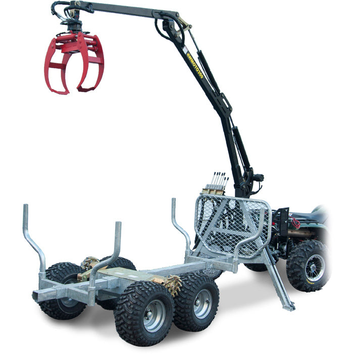 ATV Grapple crane 350-II Hydraulisella vedolla ja vinssilla