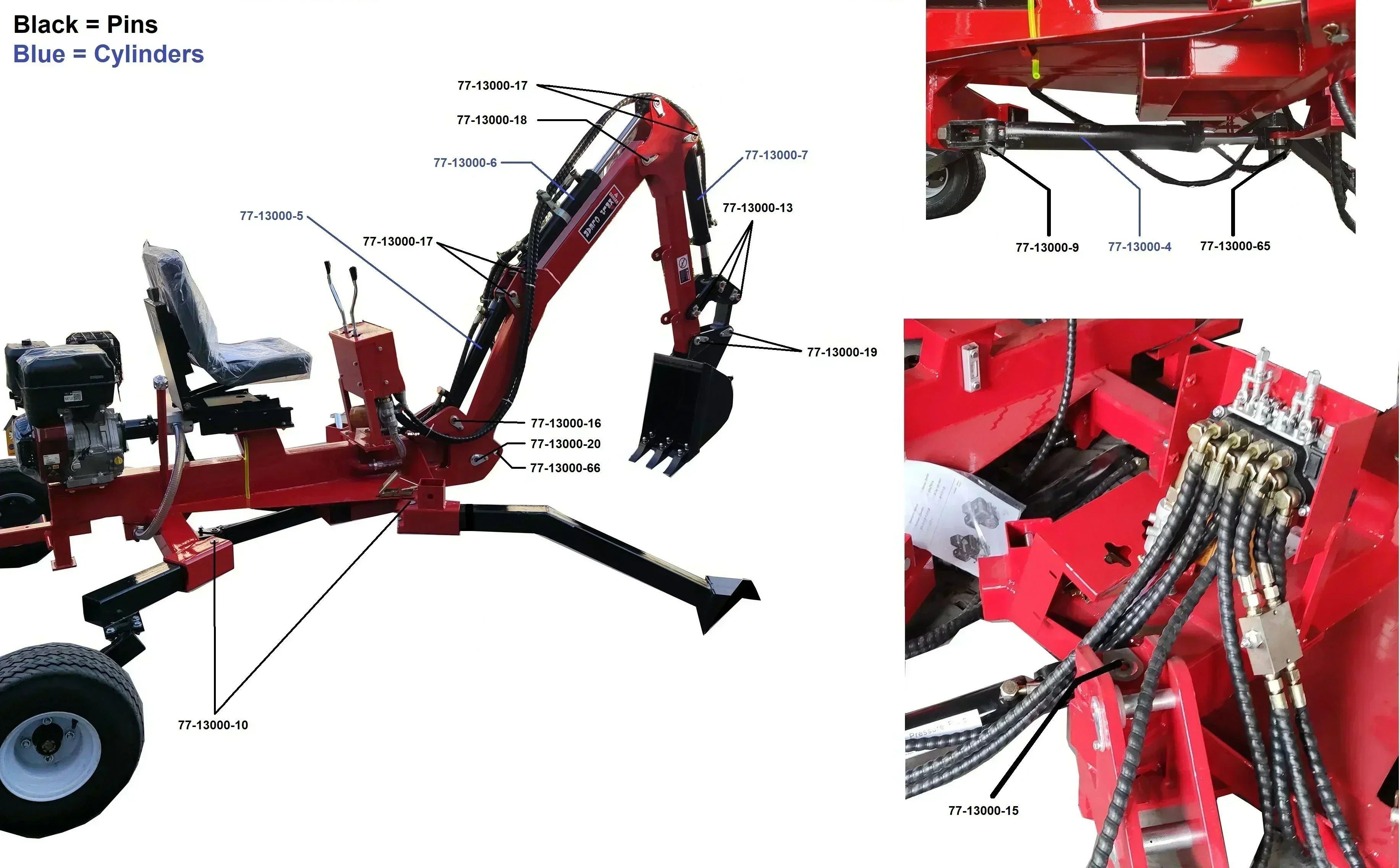 Bronco Pin 30x140mm for Transport mode
