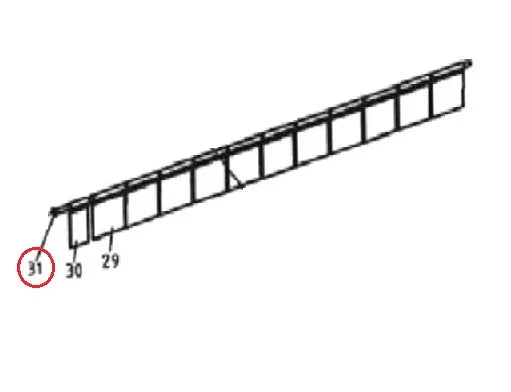 Bronco Suojapeltien akseli niittyleikkuri 77-12490