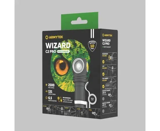 Armytek Wizard C2 Pro Magnet USB -otsavalo - Puutarhakone