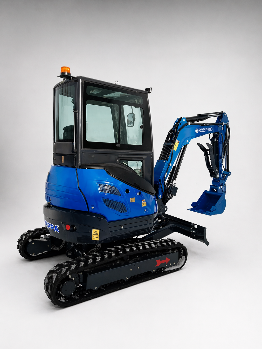 Rippa R22 minikaivinkone -Kubota D1105 3-sylinterinen