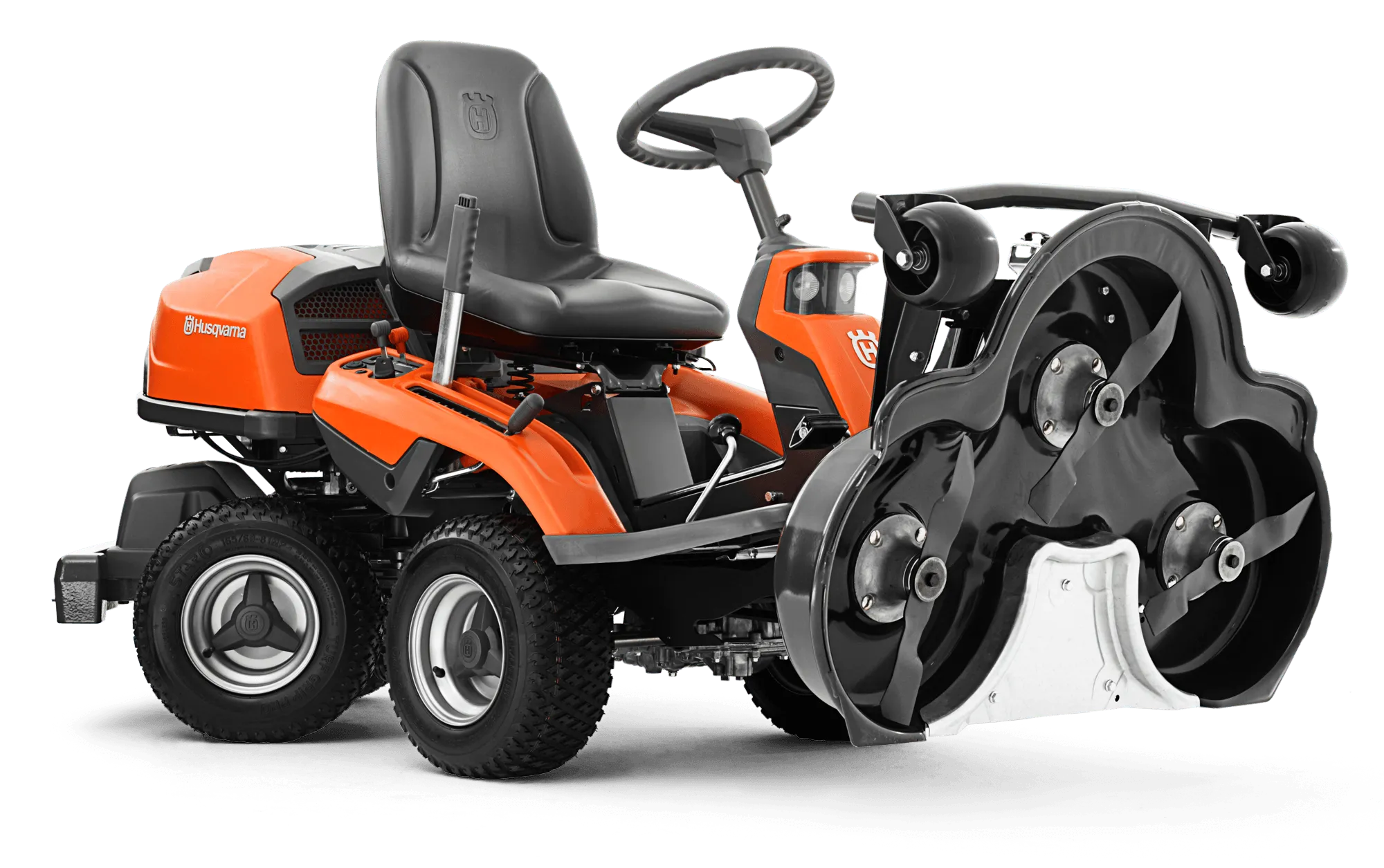 Husqvarna R 320X AWD etuleikkuri -runko - Puutarhakone