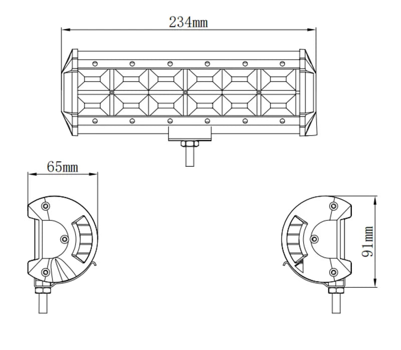 Kinwons Led Kaukovalopaneeli 10-30V 144W Flood