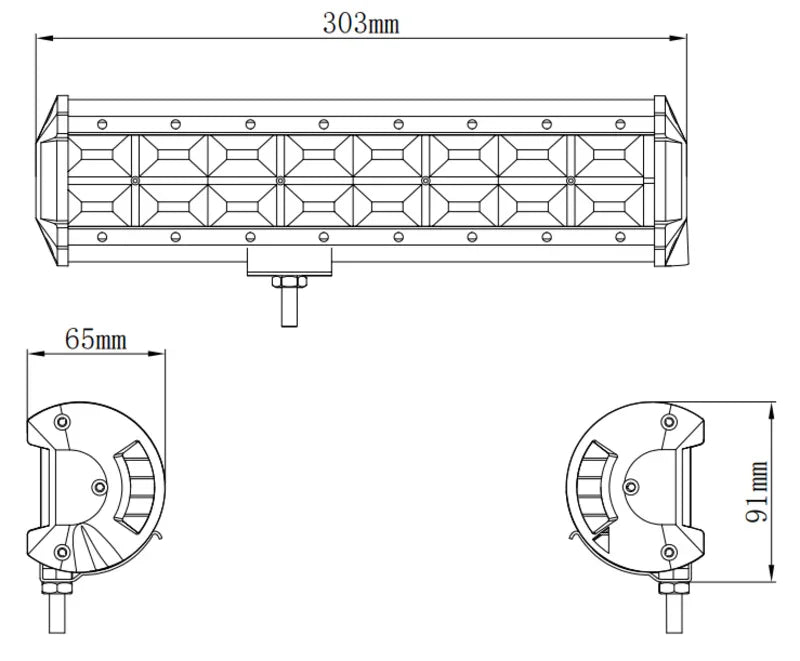 Kinwons Led Kaukovalopaneeli 10-30V 192W Flood