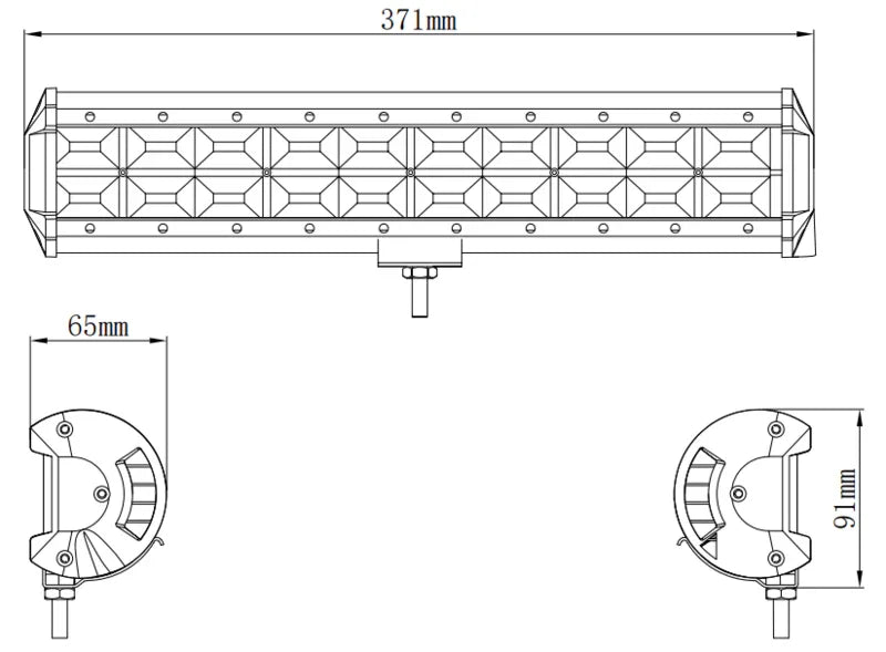 Kinwons Led Kaukovalopaneeli 10-30V 240W Flood