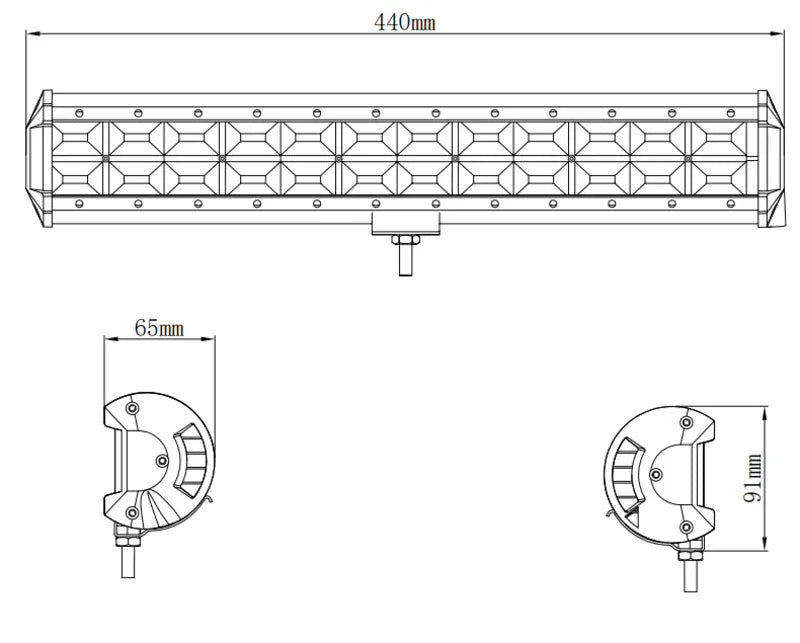 Kinwons Led Kaukovalopaneeli 10-30V 288W Flood