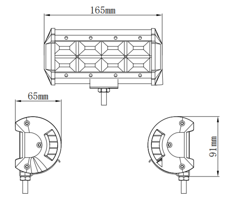 Kinwons Led Kaukovalopaneeli 10-30V 96W Flood