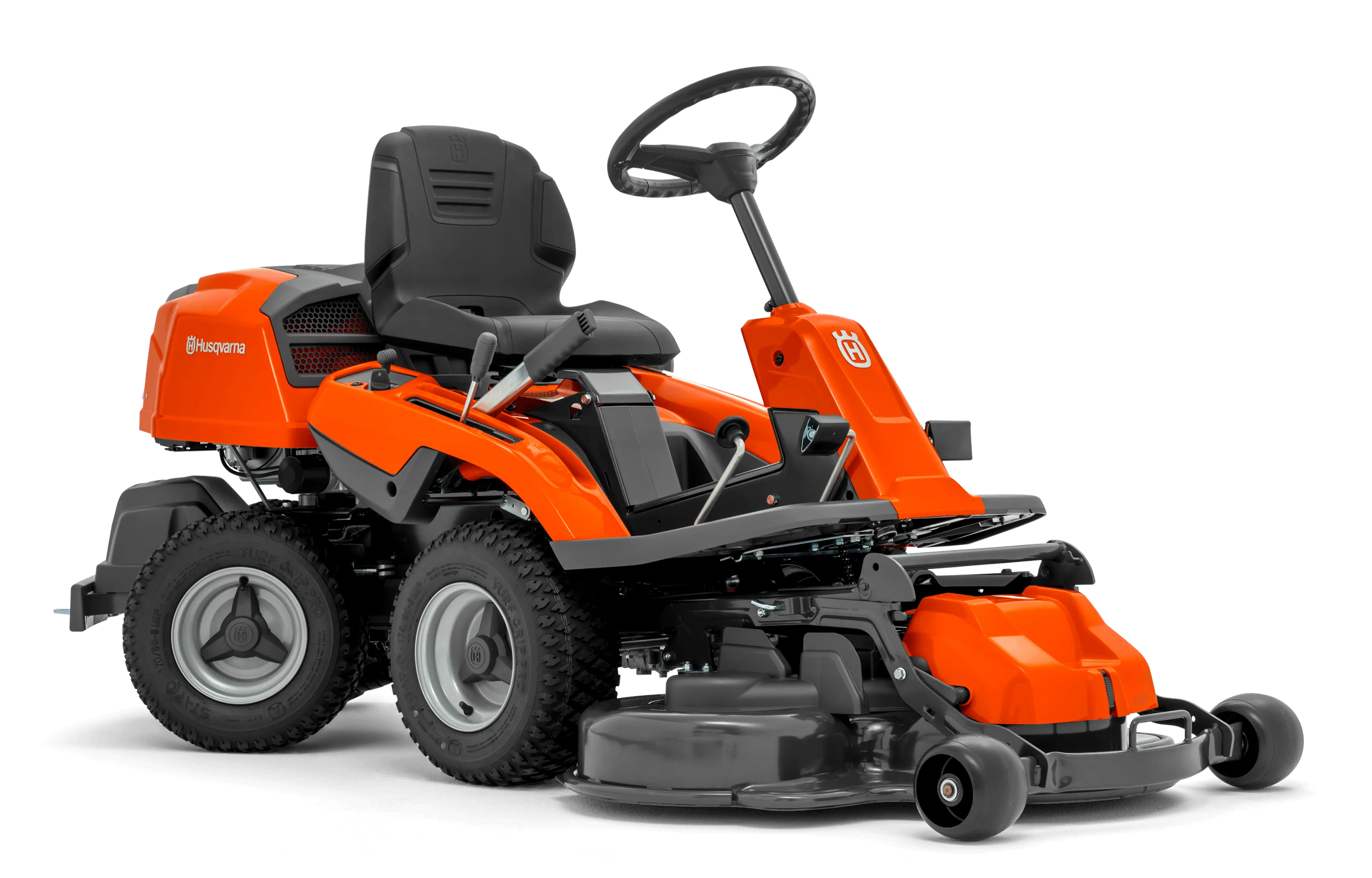 Husqvarna Rider 214C ajoleikkuri + combi 94 - Puutarhakone