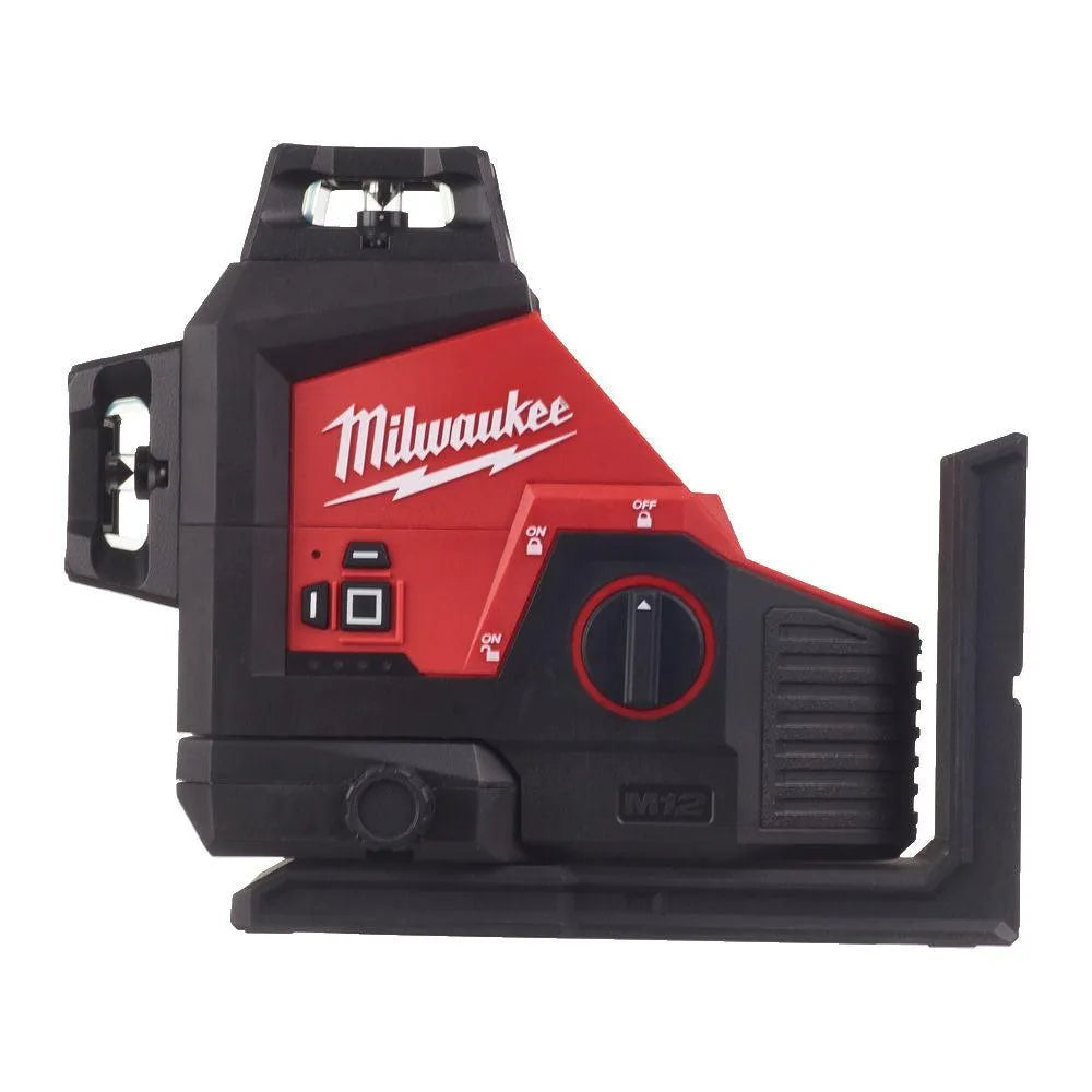 Milwaukee ristilinjalaaseri M12 3PL KIT -401P -setti - Puutarhakone