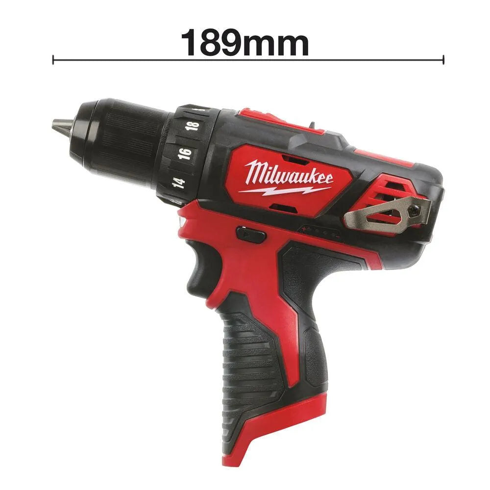 Milwaukee porakone/ruuvinväännin M12 BDD-0 -runko - Puutarhakone