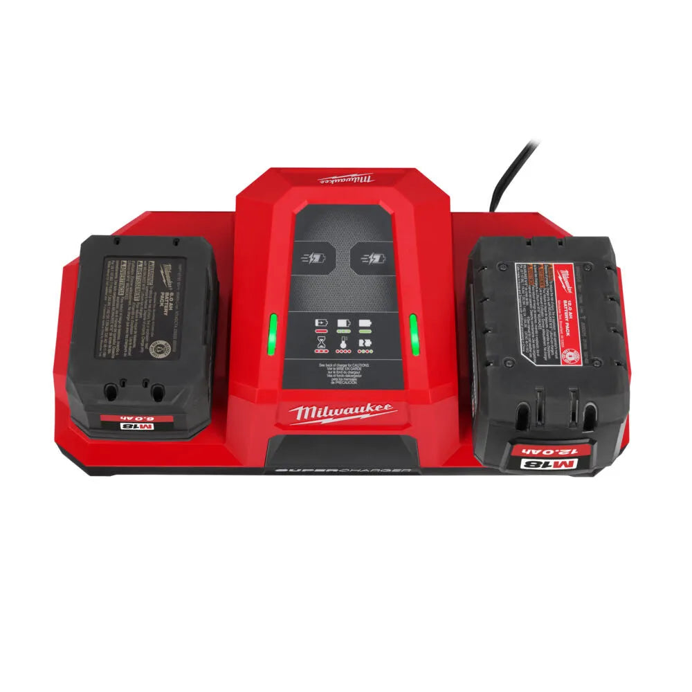 Milwaukee M18™DBSC 2-paikkainen pikalaturi