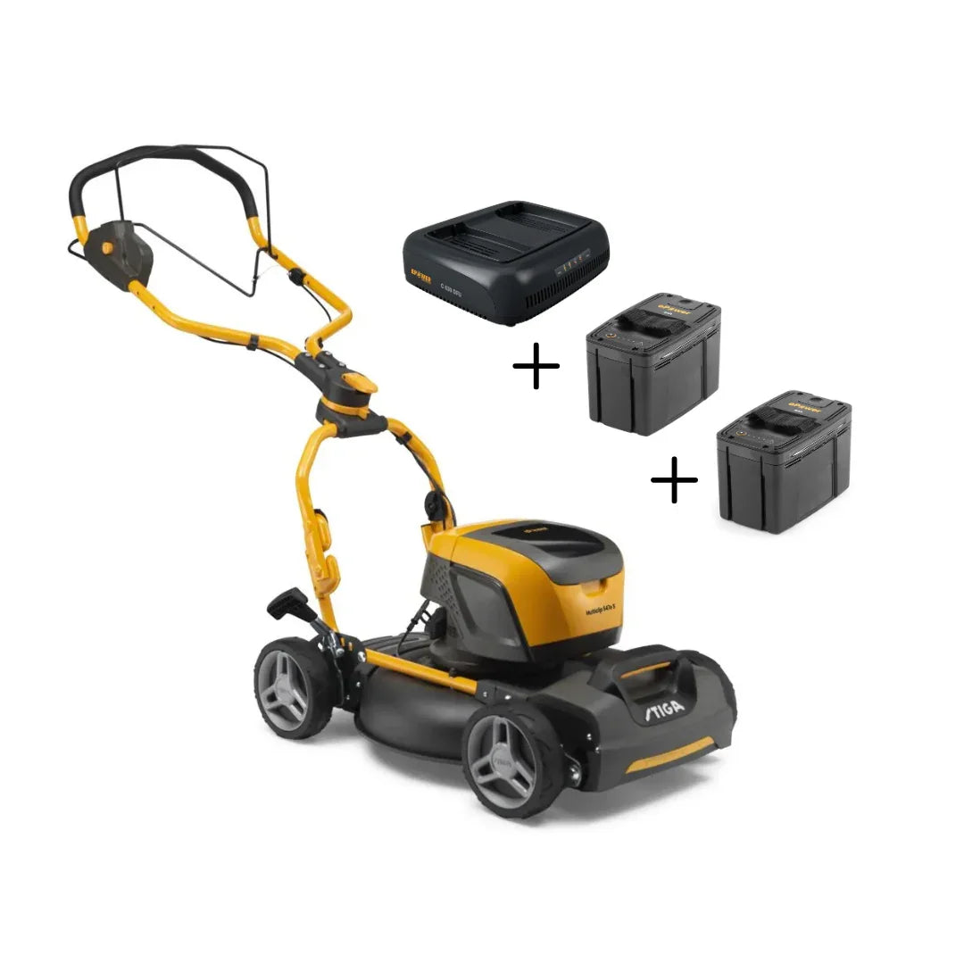 Stiga Multiclip 547e S akkuleikkuri -setti