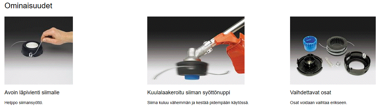 Husqvarna siimapää T55X - Puutarhakone