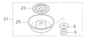 Honda UMK teränkiinnityssarja - Puutarhakone