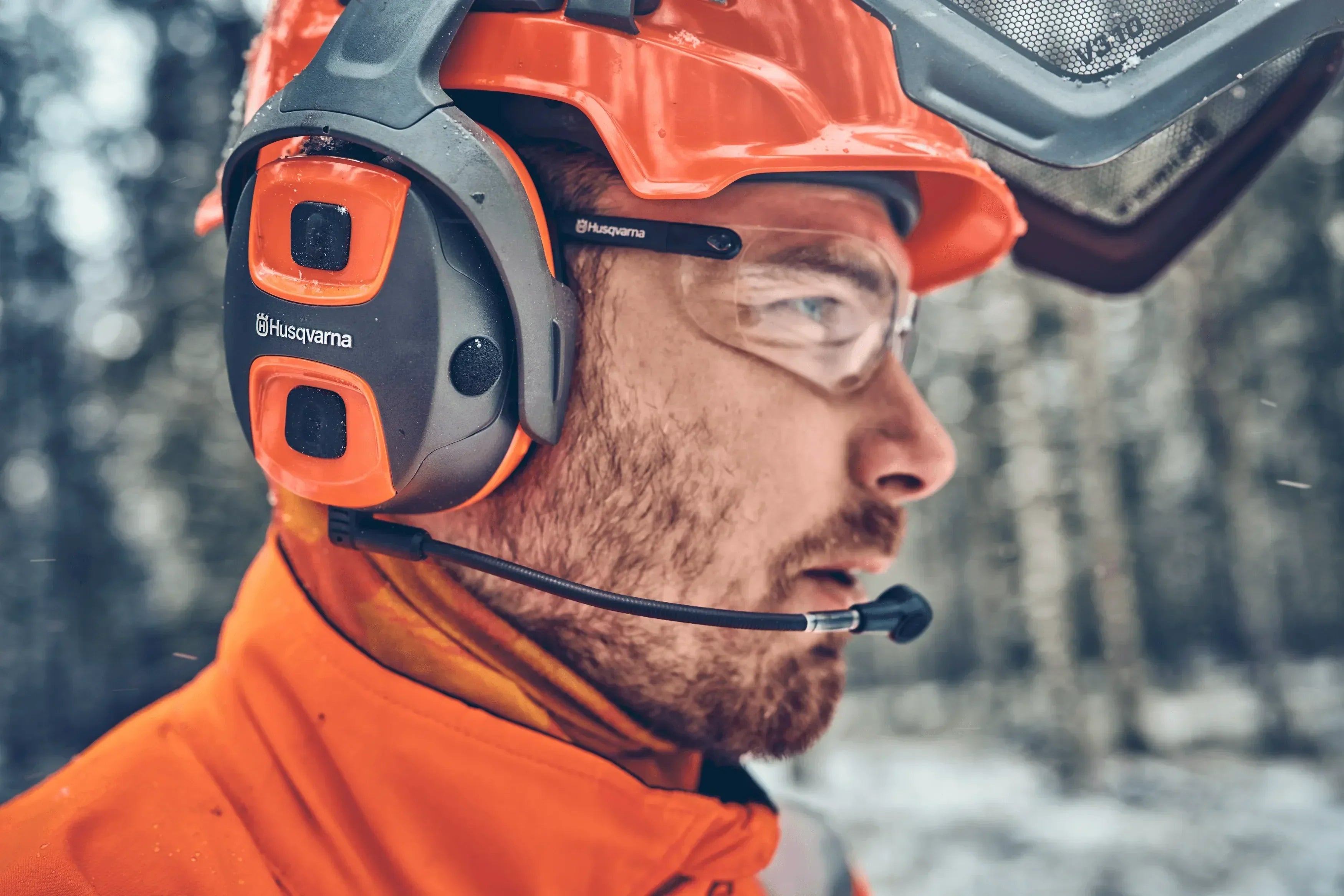 Husqvarna X-Com X-Sync kuulonsuojaimet (kypärämalli) - Puutarhakone