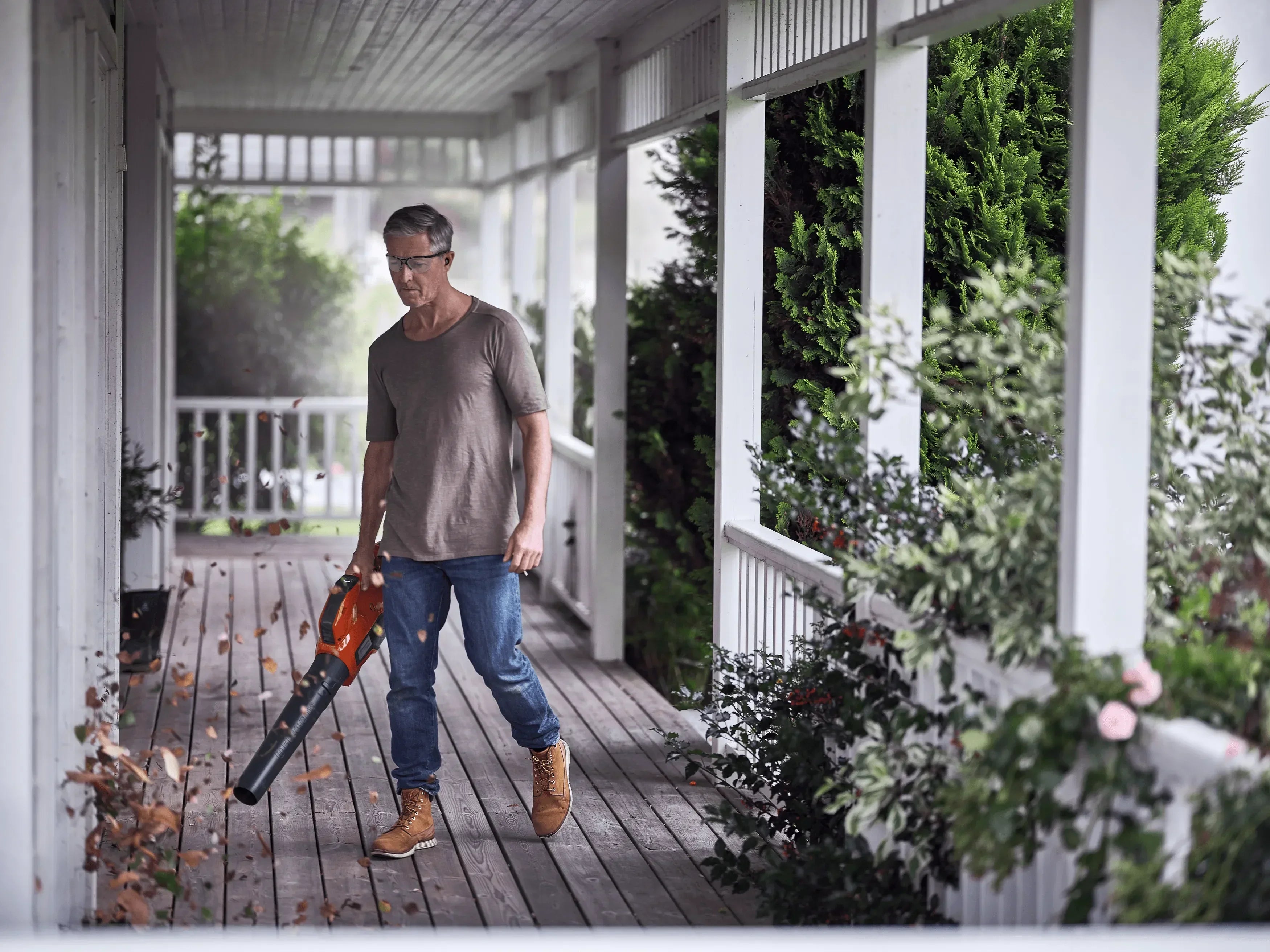 Husqvarna 120iB lehtipuhallin -setti - Puutarhakone