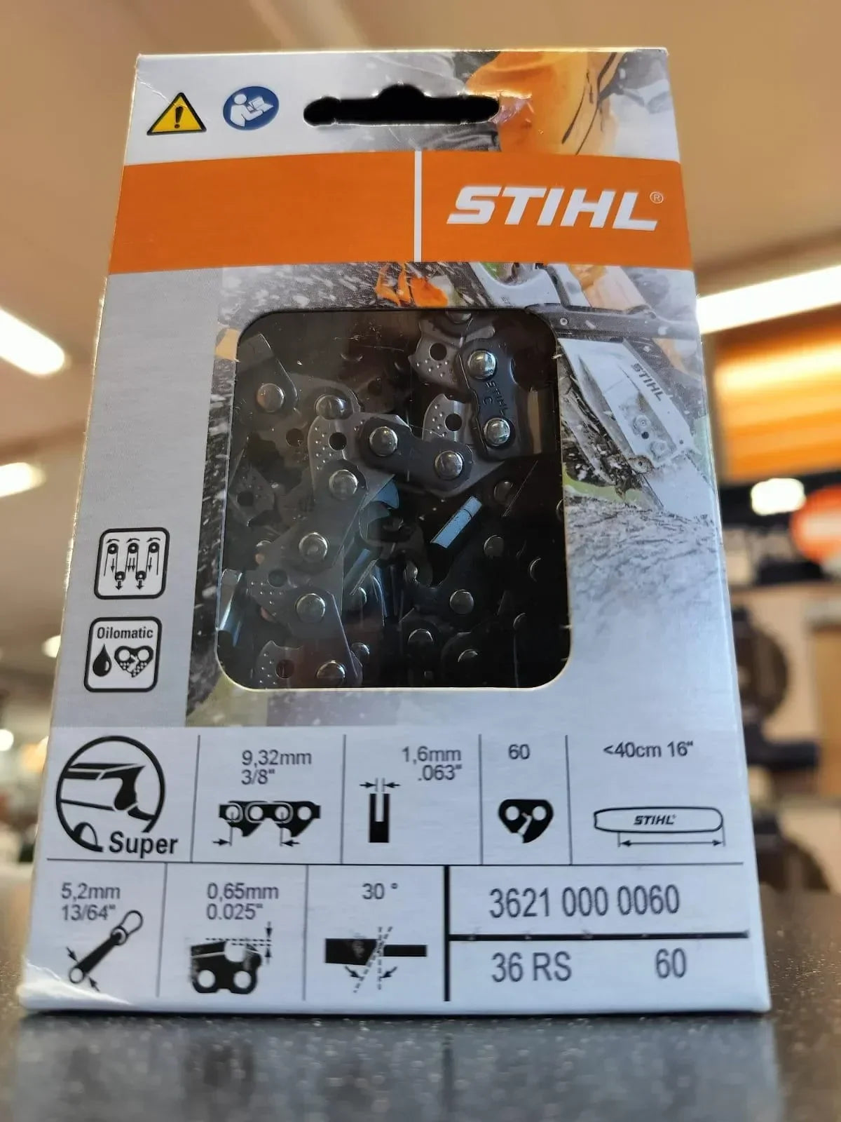 STIHL Teräketju RS 3/8" - 1,6mm - 60L - Puutarhakone