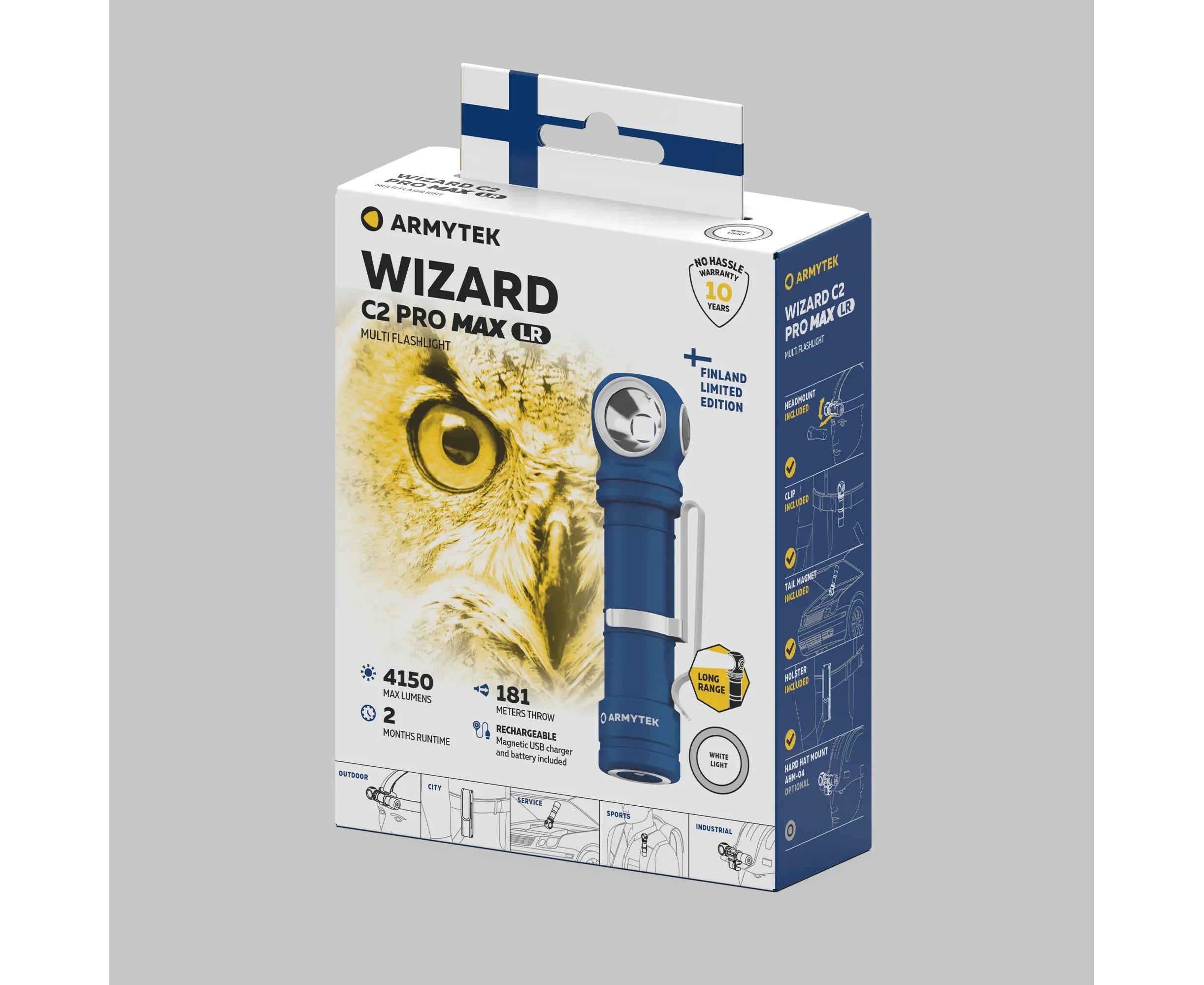 Armytek Wizard C2 Pro Max LR - Puutarhakone