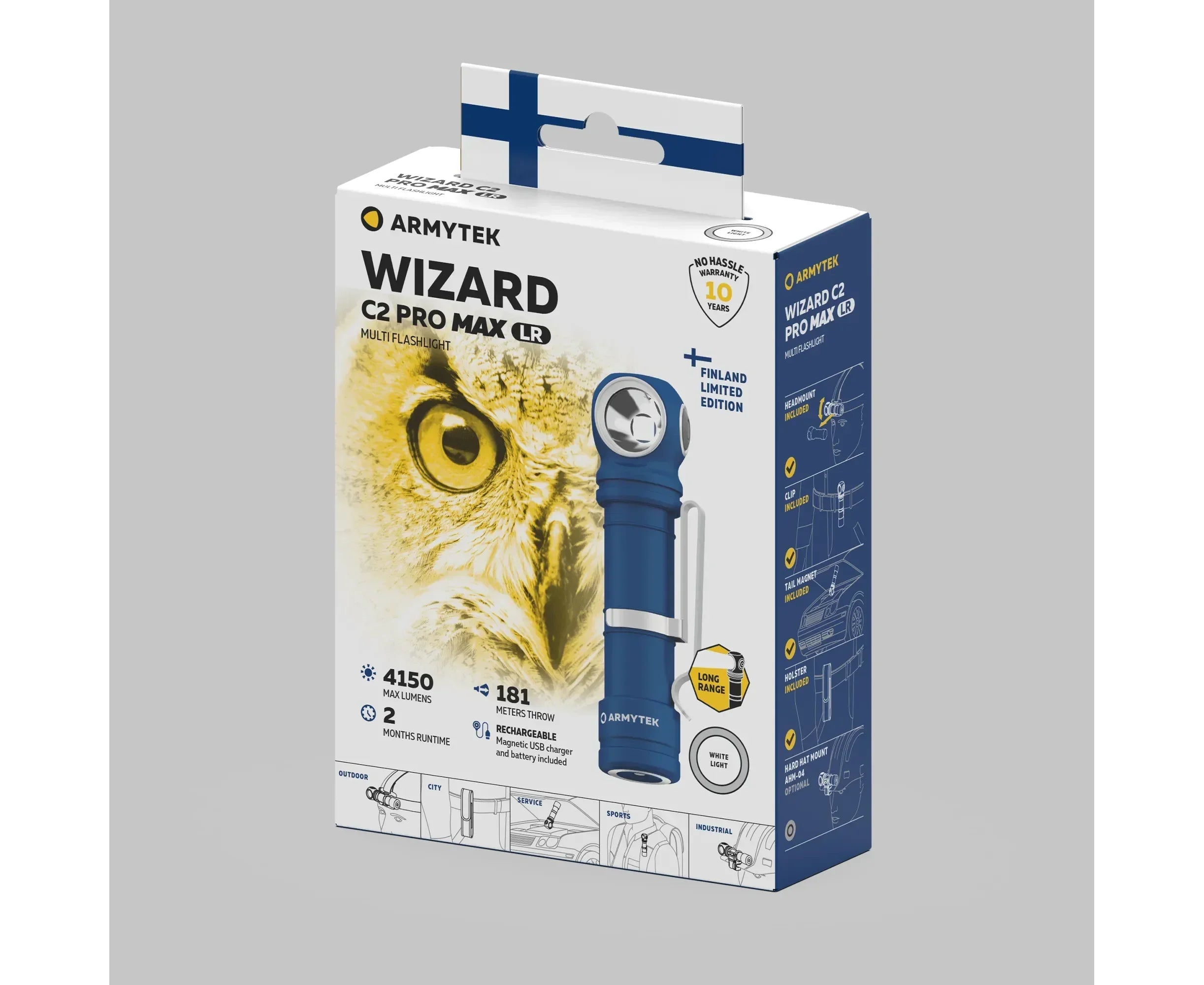 Armytek Wizard C2 Pro Max LR - Puutarhakone