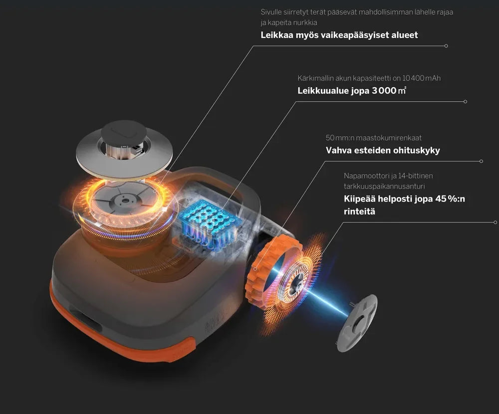 Segway navimow H1500E robottileikkuri - Puutarhakone
