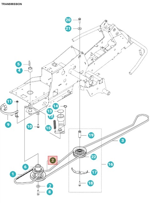 Husqvarna hihna 5996759-02