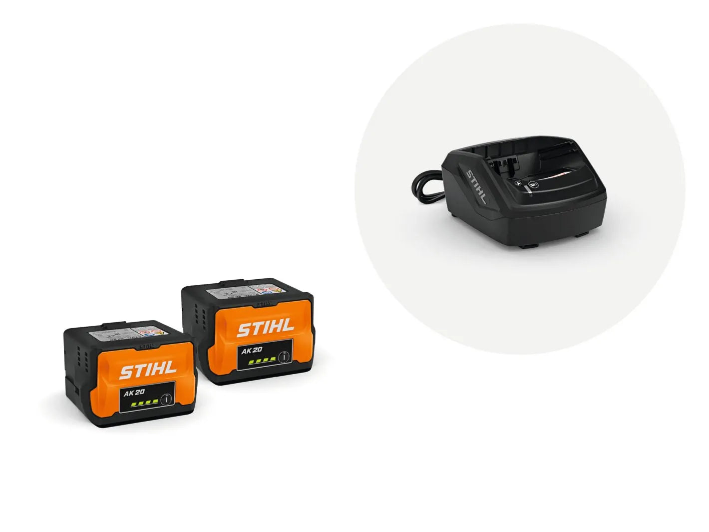 STIHL Akkusarja sis. 2 x AK 20 + AL 101
