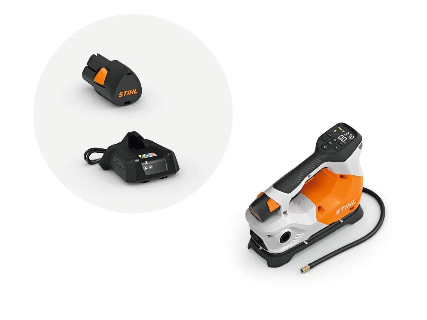STIHL KOA 20 akkukompressori -setti