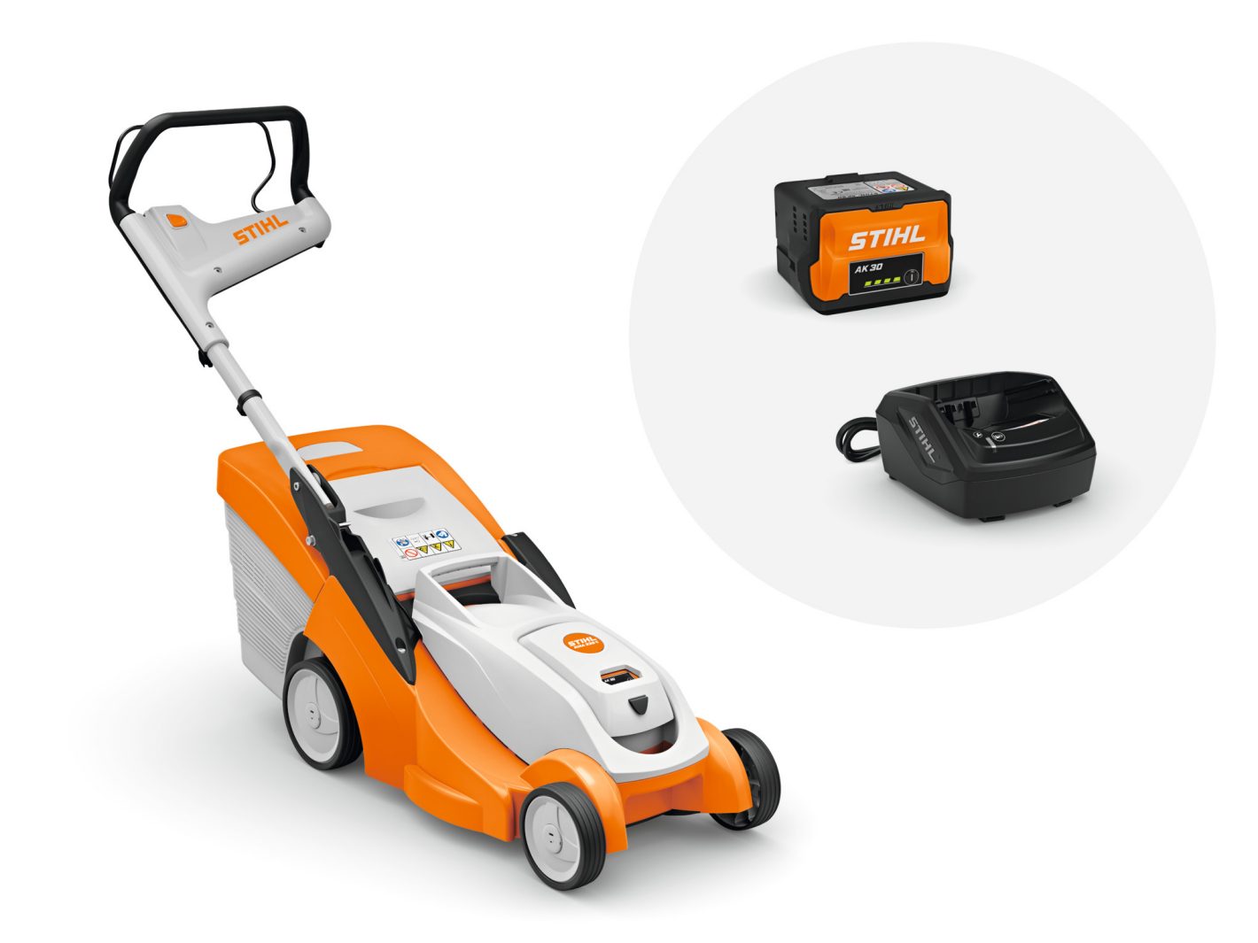 STIHL RMA 239 C akkuruohonleikkuri -setti