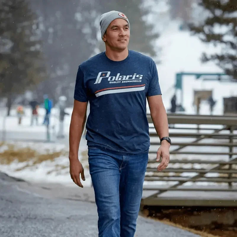 Polaris Men's Heritage T-Shirt Navy - Puutarhakone