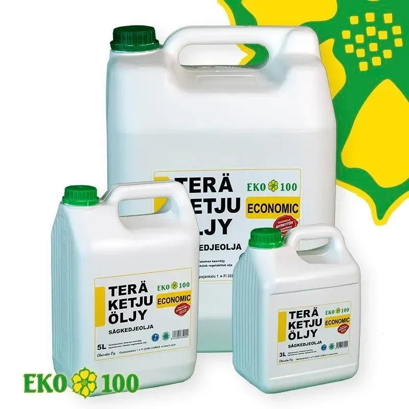 Ekosata Teräketjuöljy Bio 10L - Puutarhakone