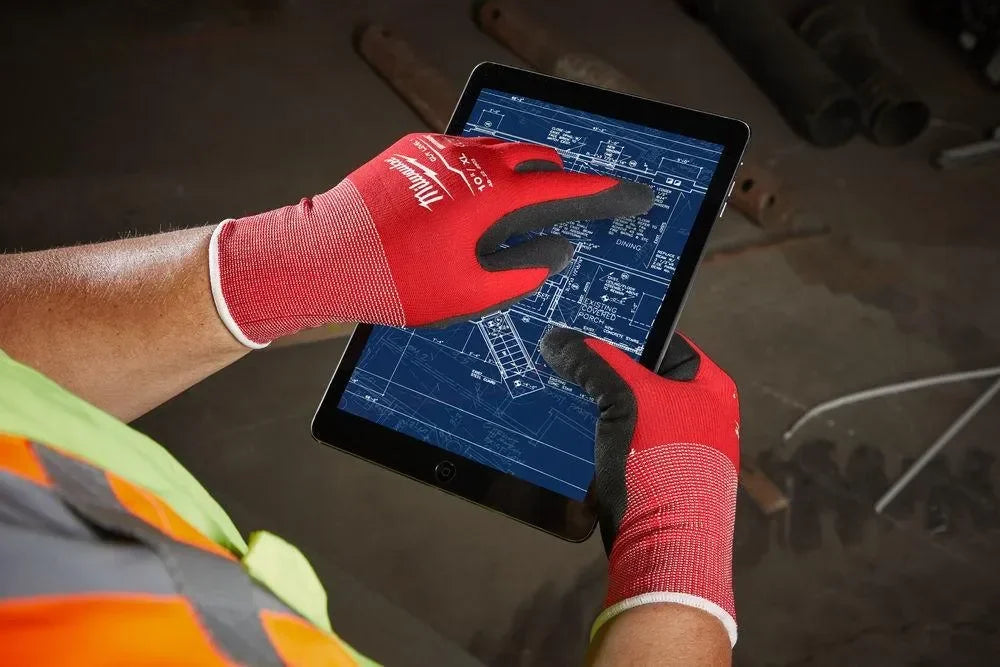 Milwaukee viiltosuojakäsine Cut level 1, koot S-XXL - Puutarhakone