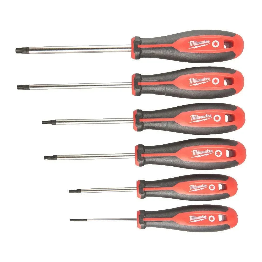 Milwaukee ruuvimeisselit torx (6kpl) - Puutarhakone