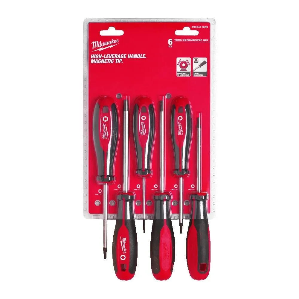 Milwaukee ruuvimeisselit torx (6kpl) - Puutarhakone