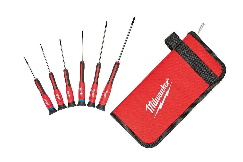Milwaukee tarkkuusruuvimeisselit (6kpl) - Puutarhakone