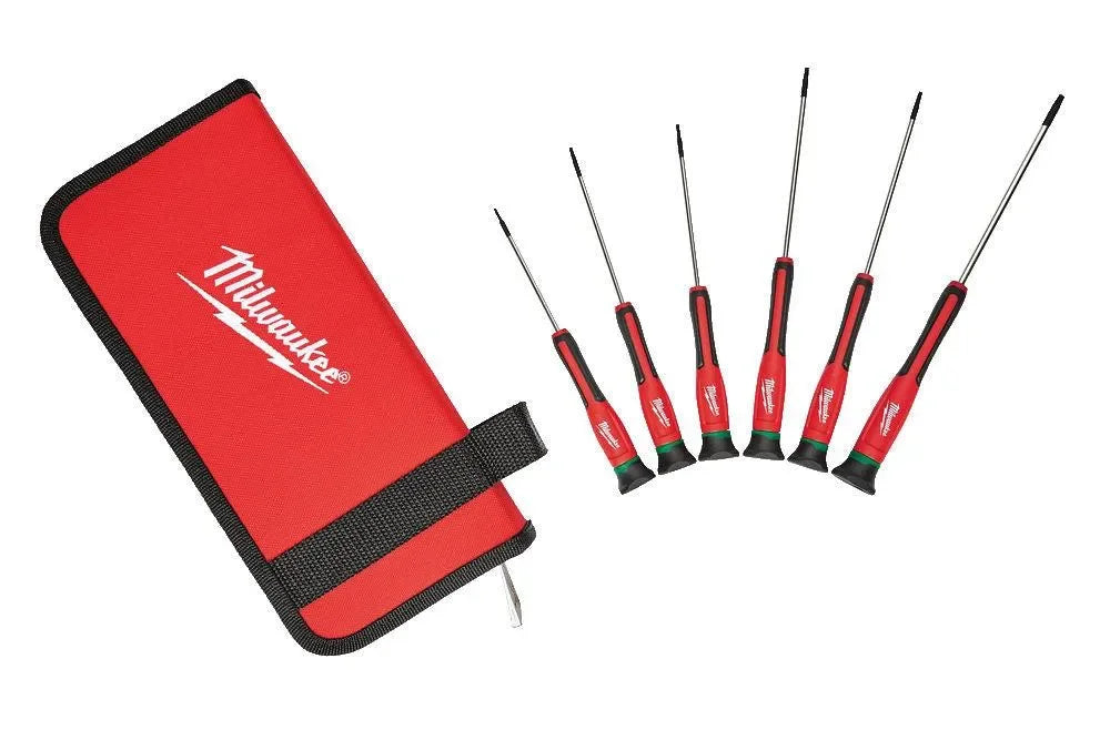 Milwaukee tarkkuusruuvimeisselit Torx (6kpl) - Puutarhakone
