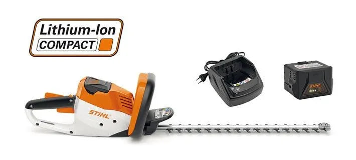 STIHL HSA 56 akkupensasleikkuri -setti - Puutarhakone