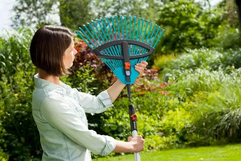 Gardena CombiSystem lehtiharava + varsi - Puutarhakone