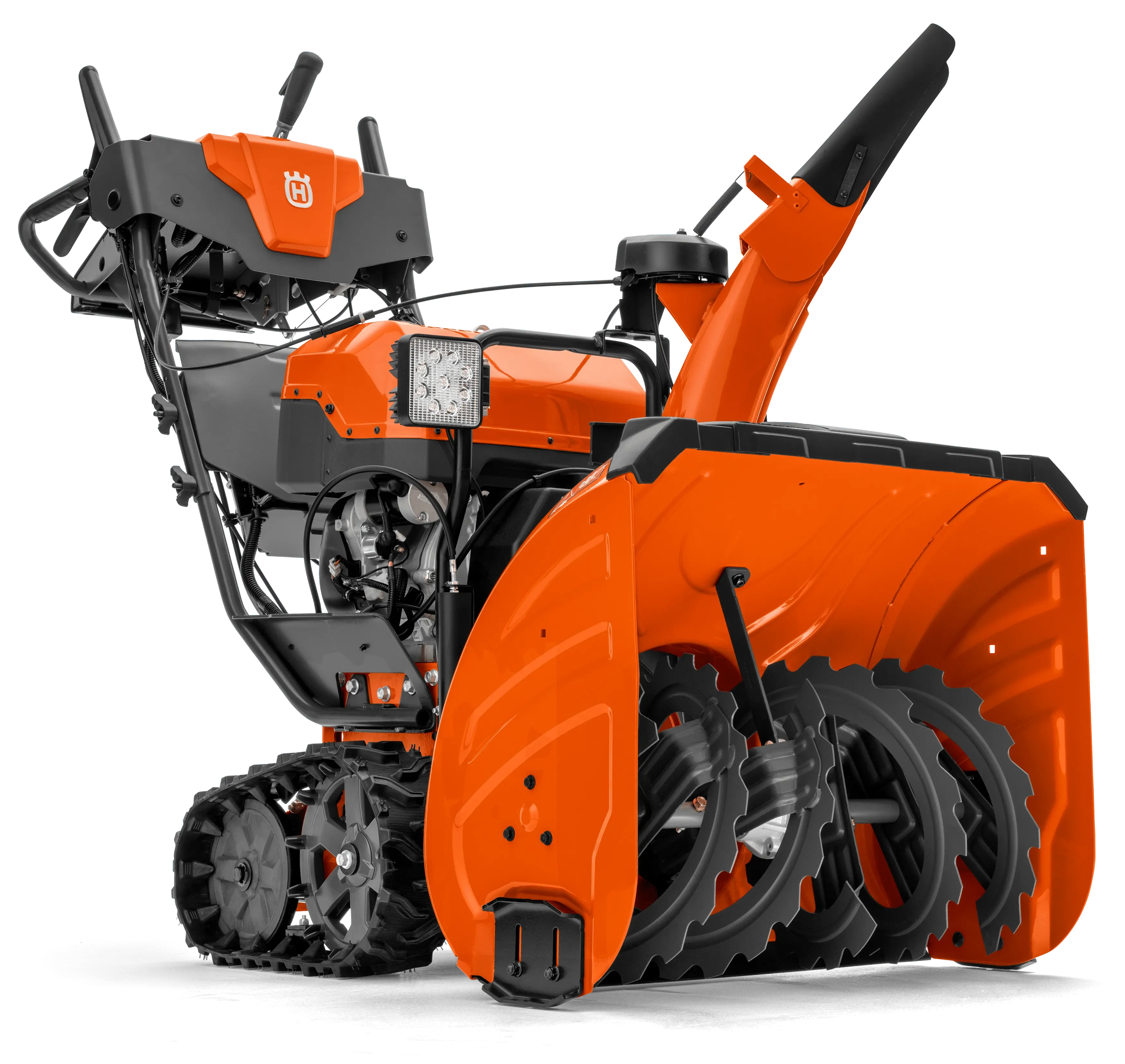 Husqvarna ST 424T lumilinko teloilla - Puutarhakone