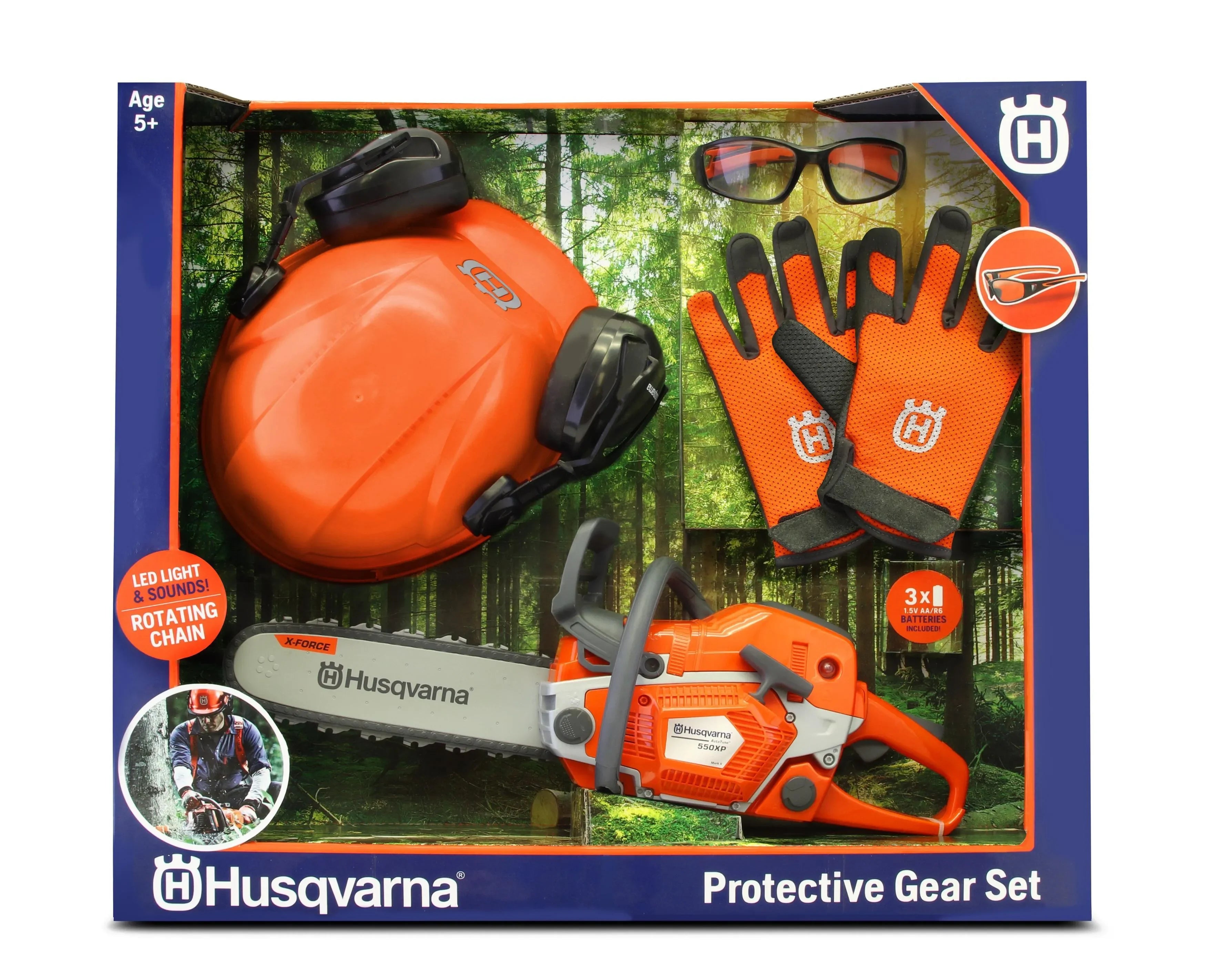 Husqvarna 550XP leikkimoottorisaha -setti - Puutarhakone