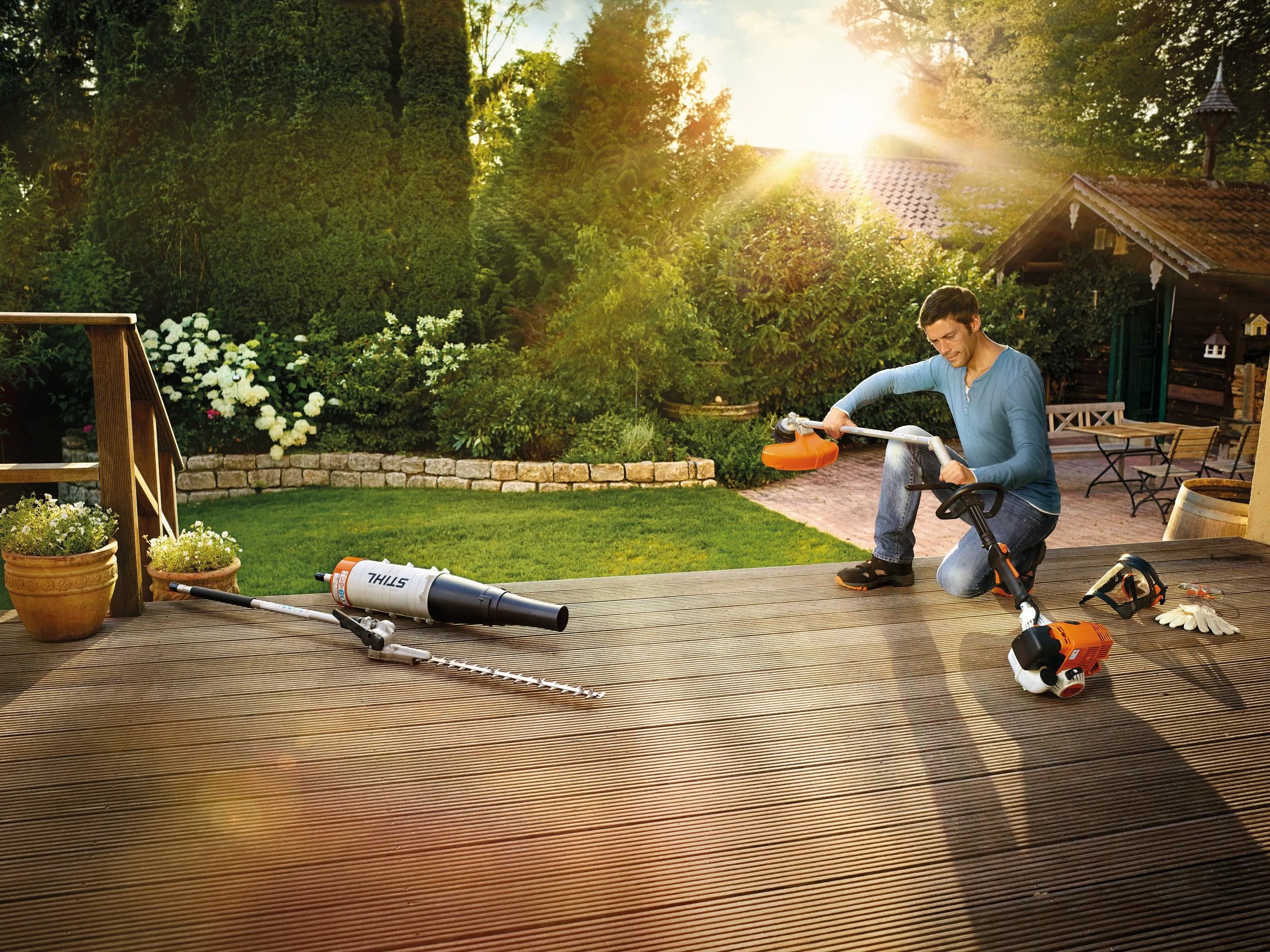 STIHL FS-KM kombimoottorin ruohotrimmeri - Puutarhakone