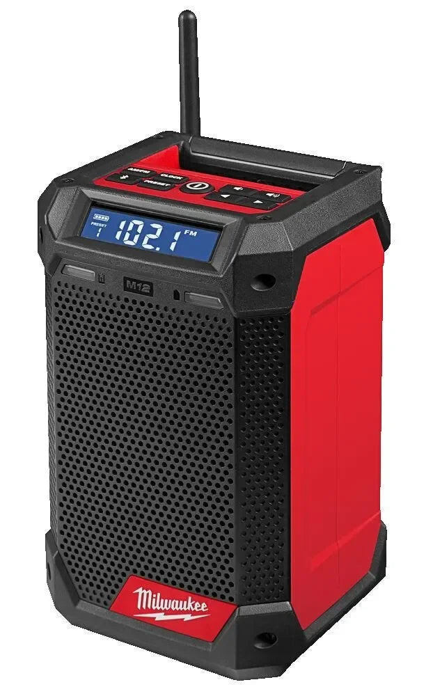 Milwaukee työmaaradio/laturi M12 RCDAB+ -runko - Puutarhakone