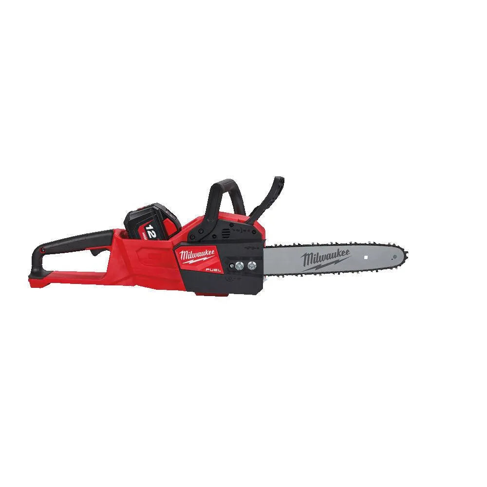 Milwaukee akkuketjusaha M18 FCHSC-121B 12" -paketti - Puutarhakone