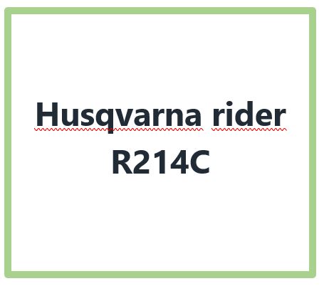 Husqvarna huoltosarja HH413AE, rider 214C